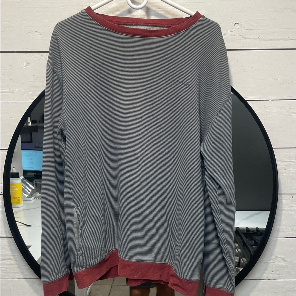 Brixton Men’s “Partisan” Shirt – Size Large – Gently Worn Crewneck Sweater